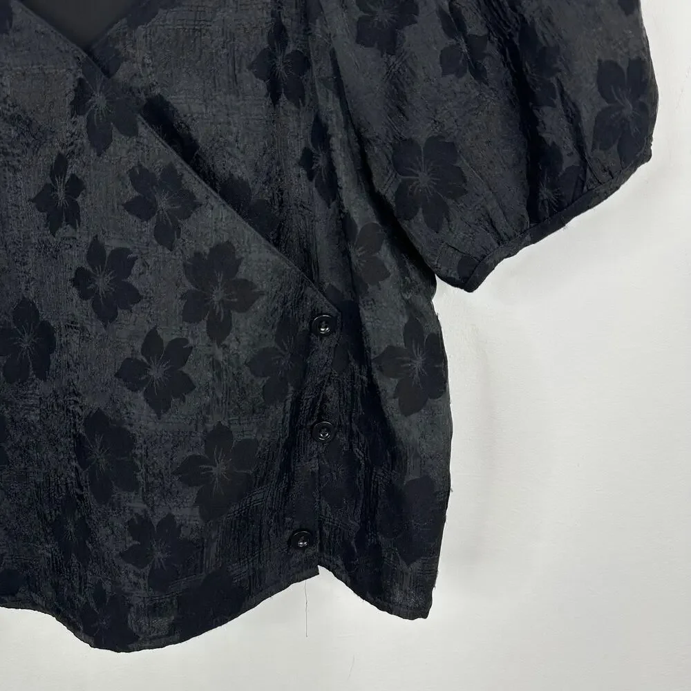 Madewell black puff